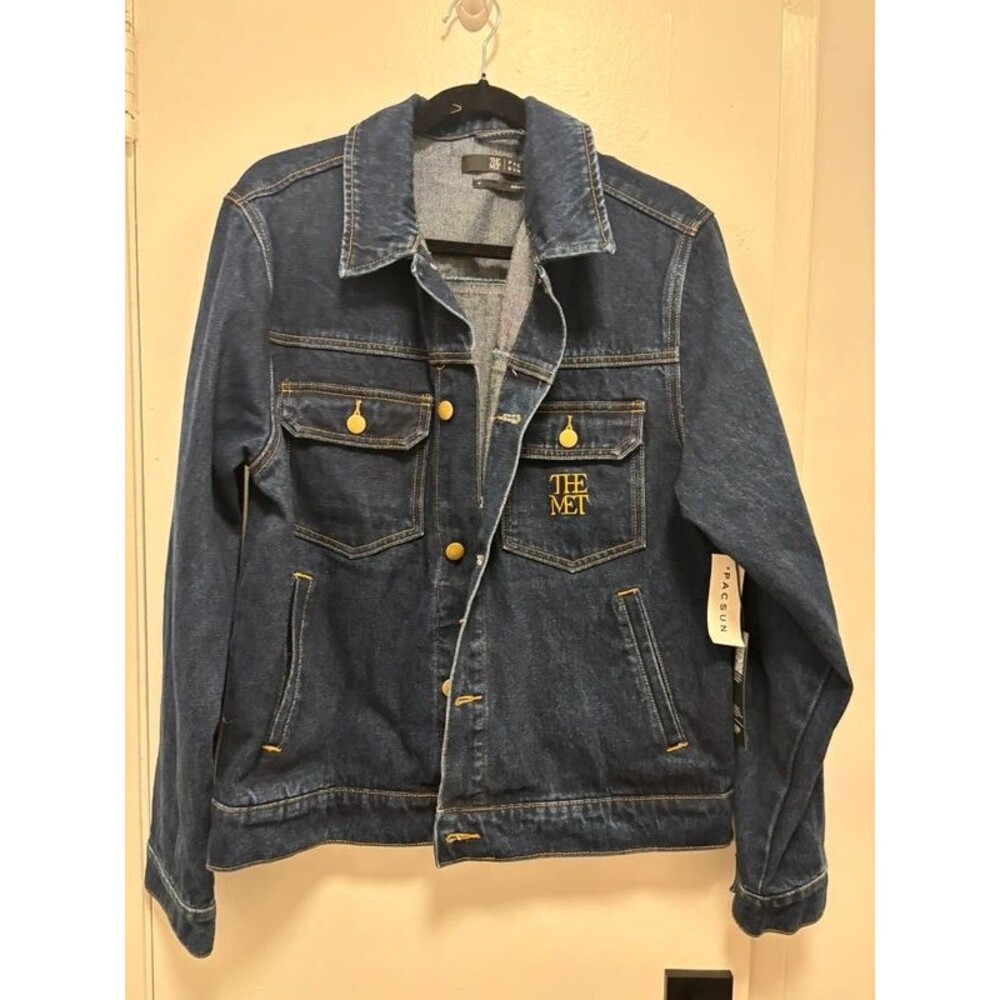 NWT PacSun x The MET Denim Jean Jacket Size M